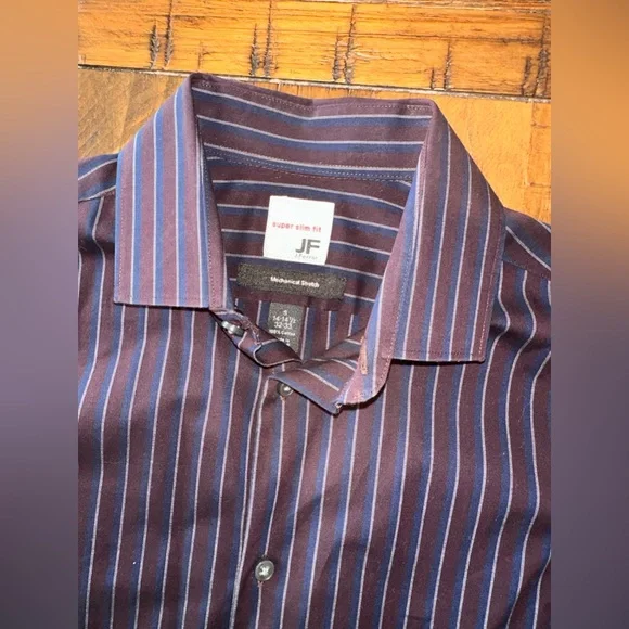 j ferrar super slim dress shirt J. Ferrar 360 Stretch Slim Performance Mens Slim Fit Stretch Fabric Long Sleeve Dress Shirt